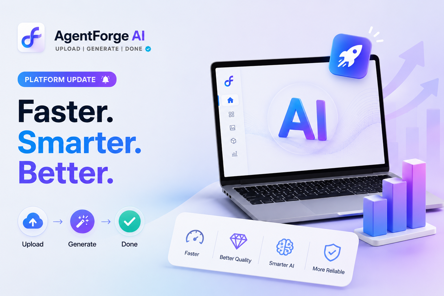 AgentForge AI Platform Update: Faster, Smarter & Better